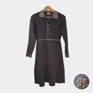 Max Studio Black and White Patterned Dress